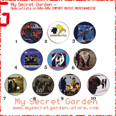 Thompson Twins - Quick Step & Side Kick, Hold Me Now, Into The Gap Album Pinback Button Badge Set ( or Hair Ties / 4.4 cm Badge / Magnet / Keychain Set )